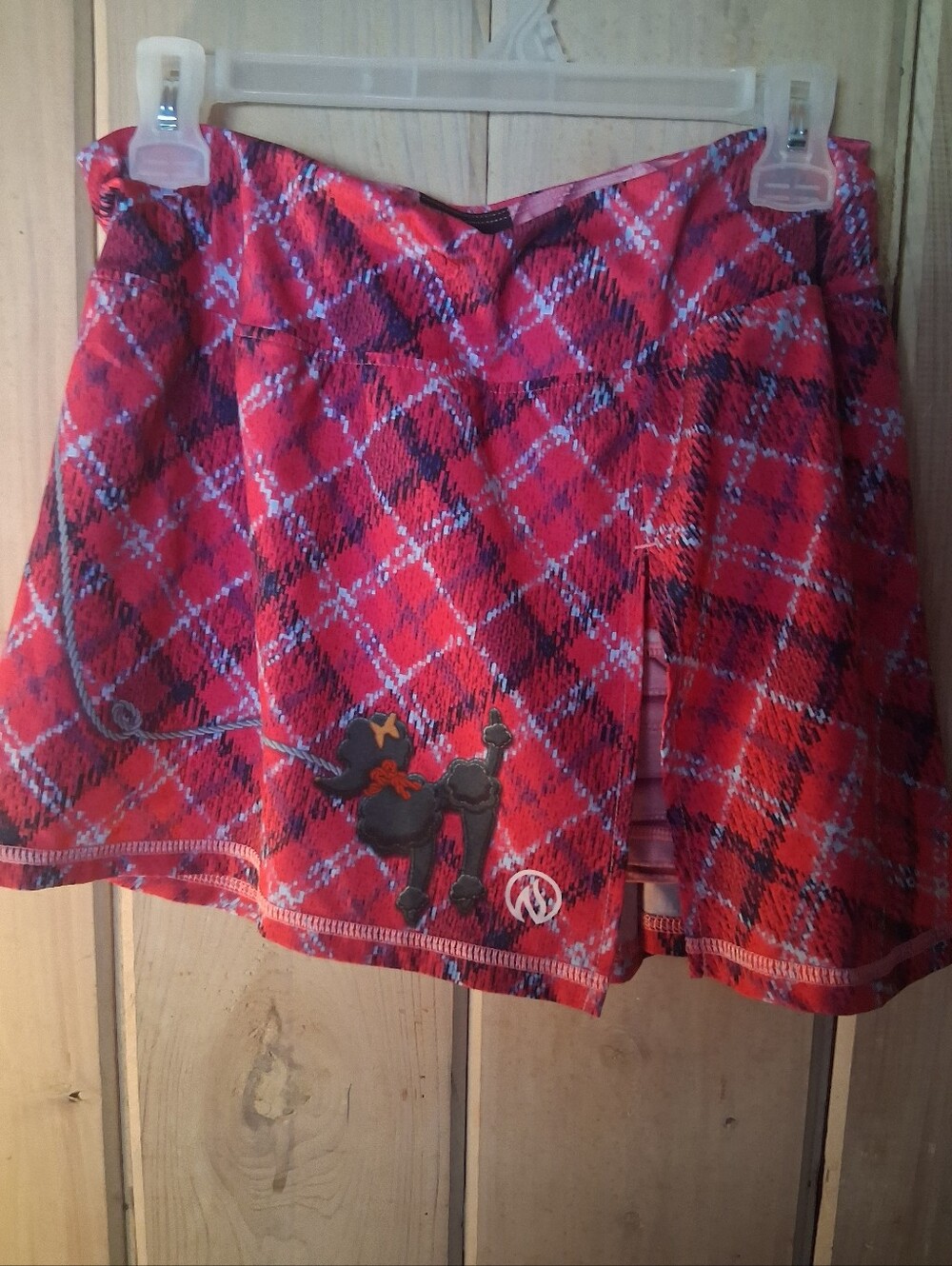 INK N BURN PINK POODLE SKORT SIZE 10